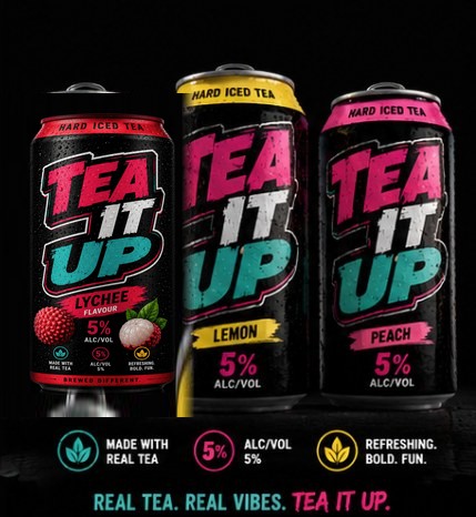 Tea It Up can lineup